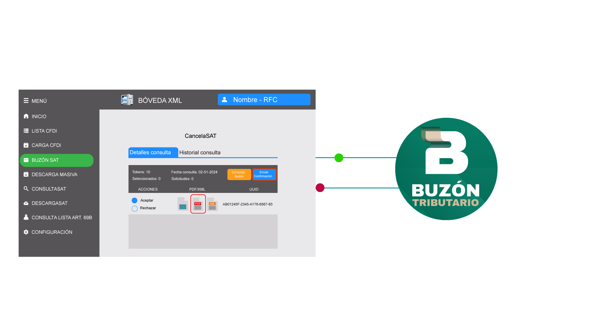 BovedaXml - Buzon Tributario