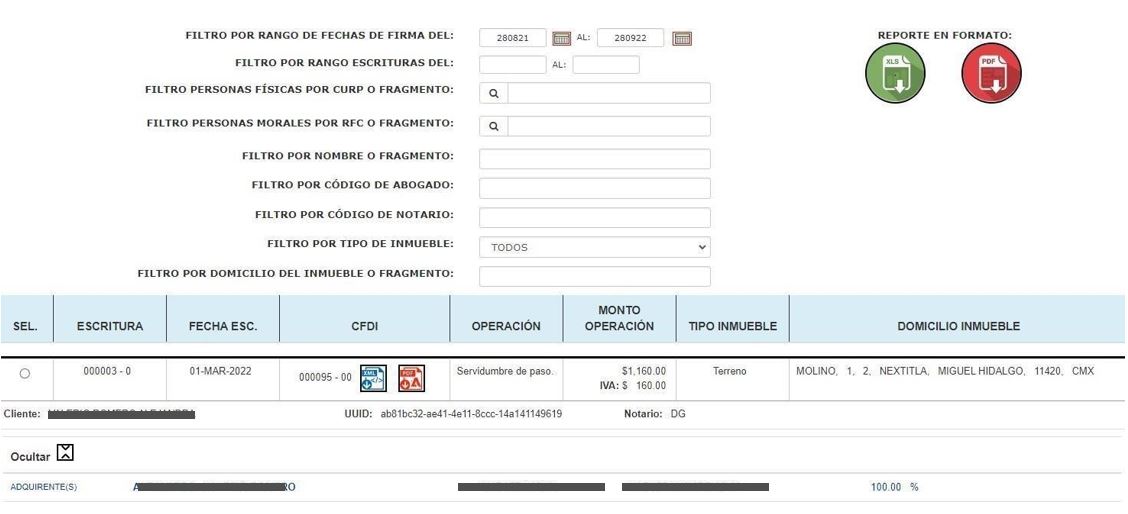 Gestor de Complemento Notarial